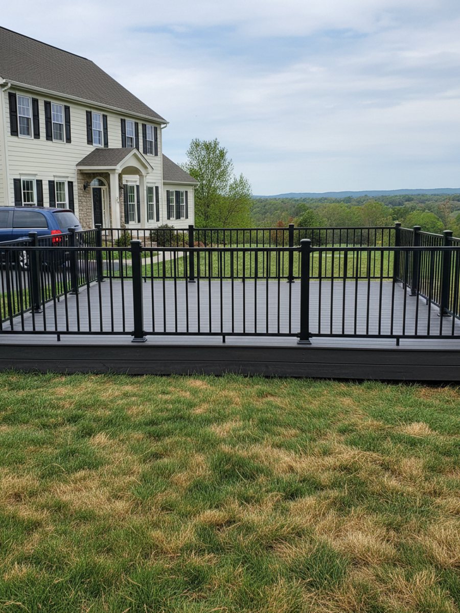 Custom Deck Design completed by Apex Deck Solutions in Roseville, CA