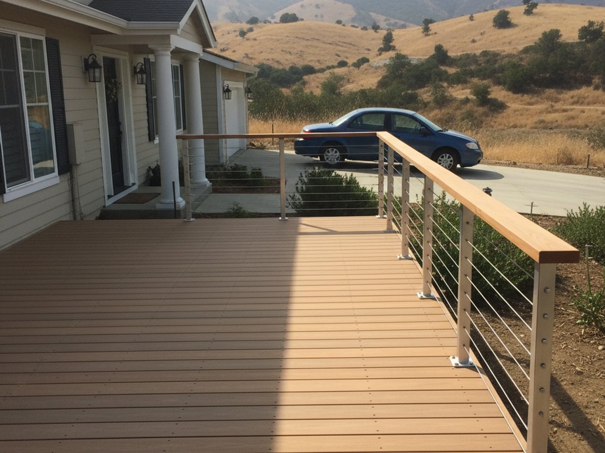 Composite Decking Installation completed by Apex Deck Solutions in Citrus Heights, CA