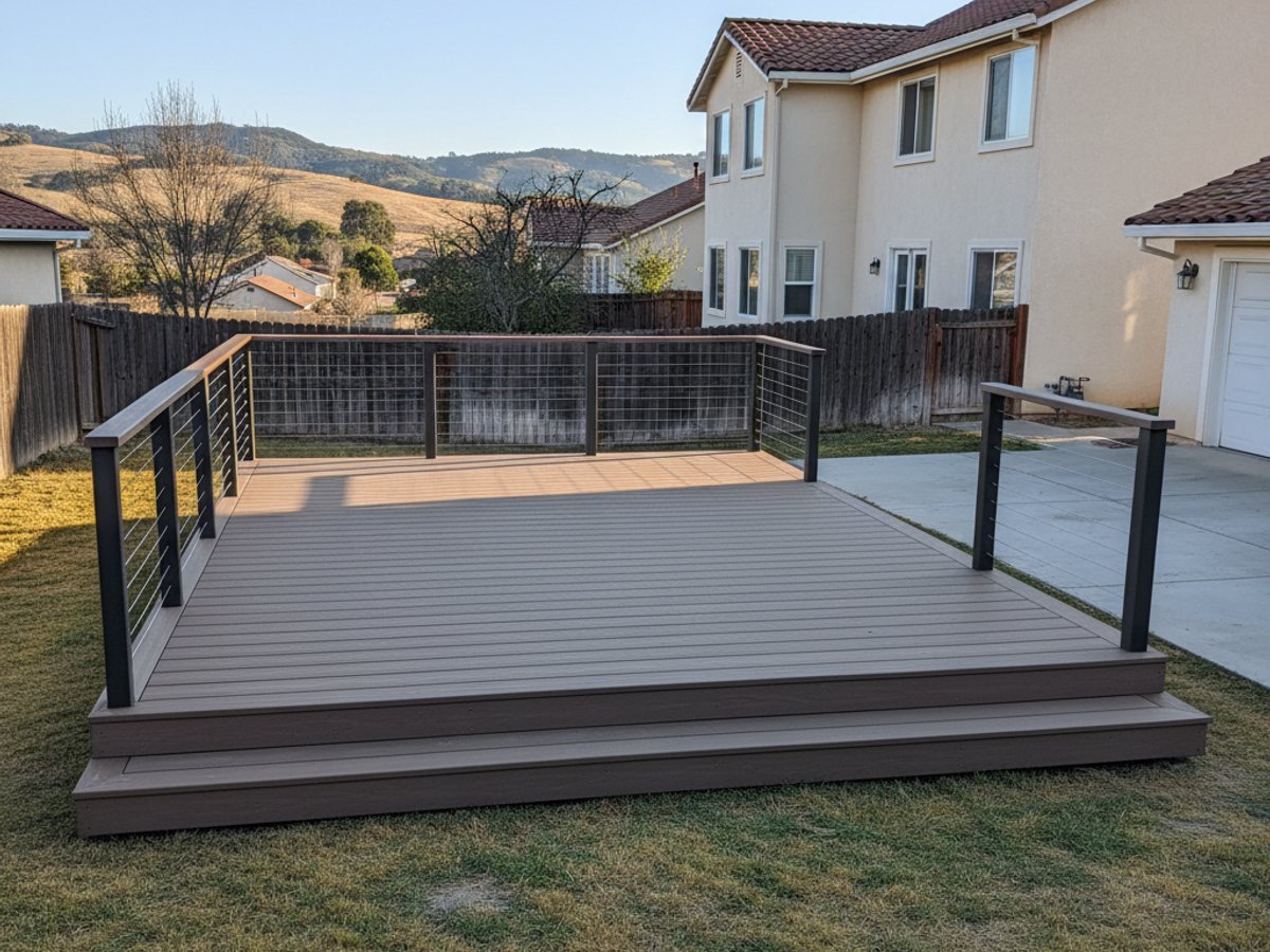Deck Waterproofing & Under-Deck Drainage completed by Apex Deck Solutions in El Dorado Hills, CA