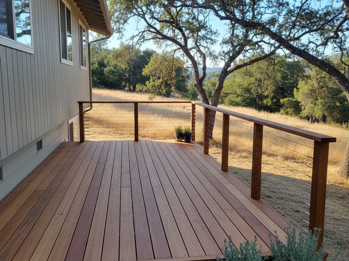 Custom Deck Design completed by Apex Deck Solutions in Elk Grove, CA