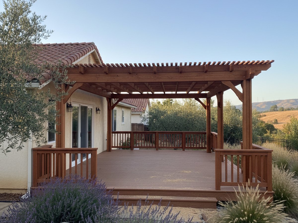 Deck Installation completed by Apex Deck Solutions in Carmichael, CA