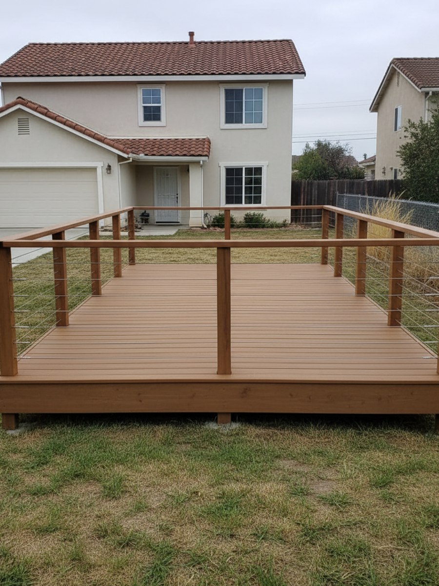 Deck Staining & Sealing completed by Apex Deck Solutions in Folsom, CA