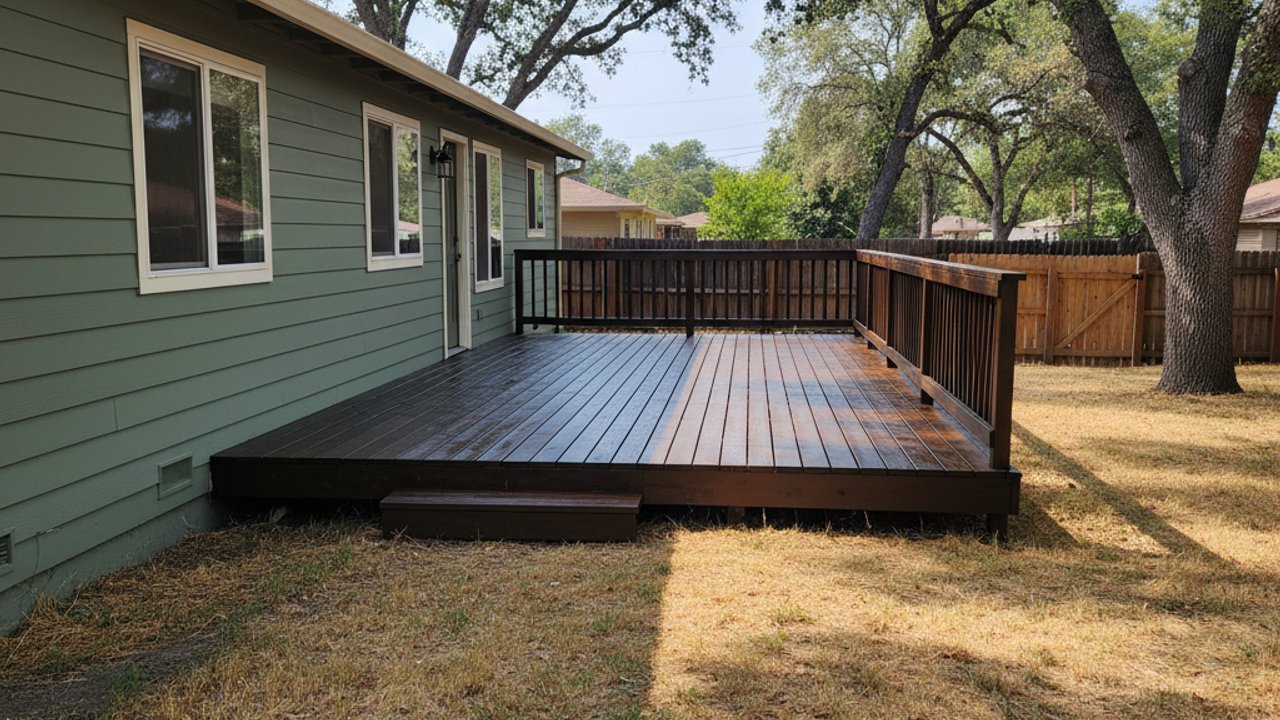 Custom Deck Design completed by Apex Deck Solutions in Sacramento, CA