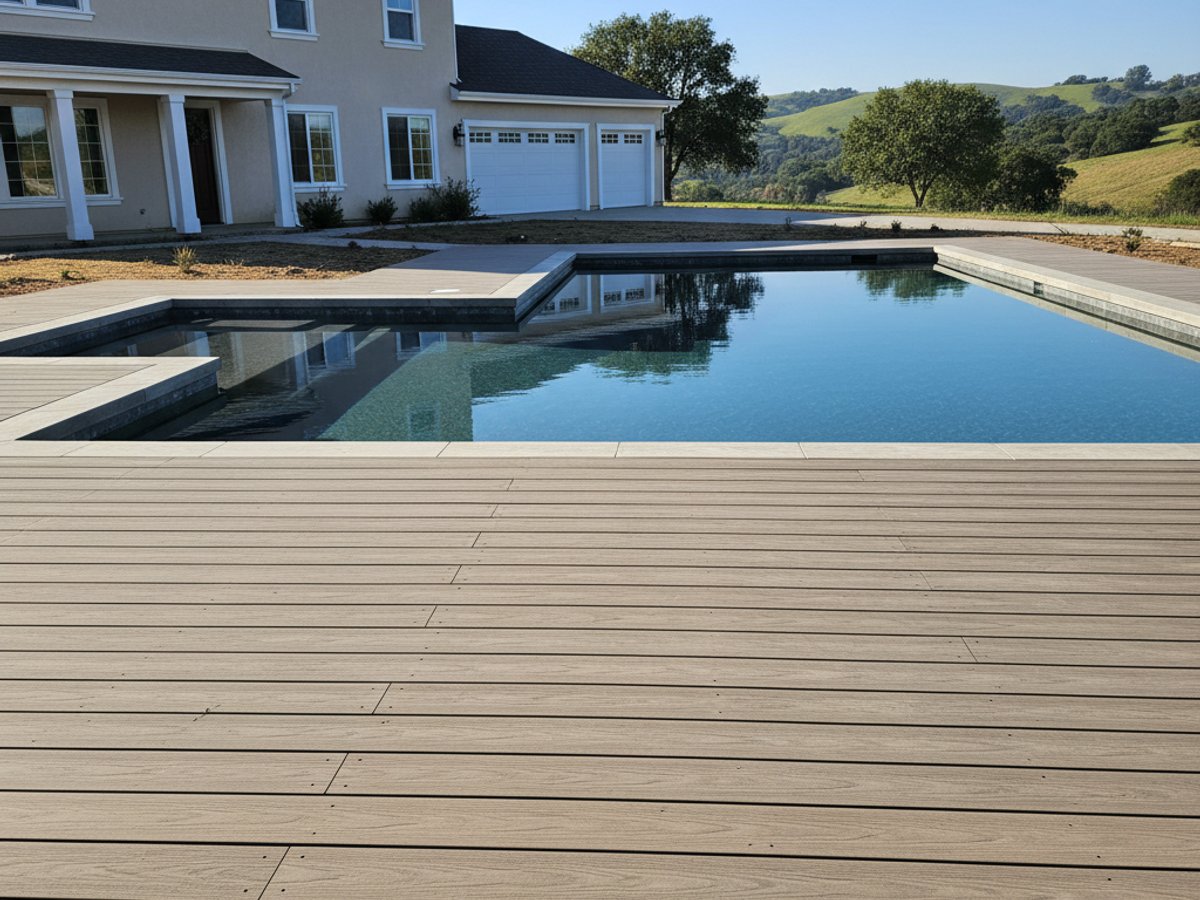 Composite Decking Installation completed by Apex Deck Solutions in Elk Grove, CA